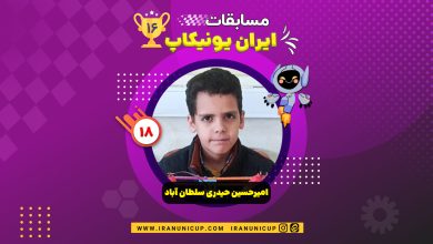 امیرحسین حیدری سلطان آباد